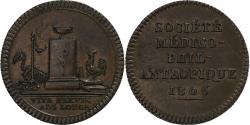 World Coins - France, Token, Société médico-philanthropique, 1806, Copper,