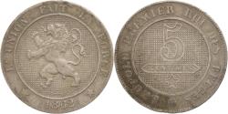 World Coins - Coin, Belgium, Leopold I, 5 Centimes, 1862, , Copper-nickel, KM:21