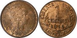 World Coins - France, Centime, Daniel-Dupuis, 1919, Paris, Bronze,