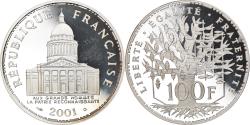 World Coins - Coin, France, 100 Francs, 2001, Paris, Proof, , Silver, Gadoury:898a