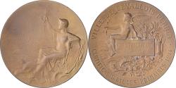 World Coins - France, Medal, Ville de Levallois-Perret, Certificat d'Études Primaires, 1914