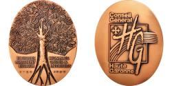 World Coins - France, Medal, Conseil Général de la Haute Garonne, Politics, Society, War