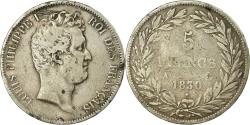 World Coins - Coin, France, Louis-Philippe, 5 Francs, 1830, Paris, , Silver