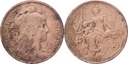 World Coins - France, 5 Centimes, Dupuis, 1905, Paris, Bronze, , Gadoury:165, KM:842