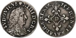 World Coins - France, Louis XIV, 4 Sols des Traitants, 1675, Vimy, Silver,