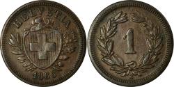 World Coins - Coin, Switzerland, Rappen, 1866, Bern, , Bronze, KM:3.1