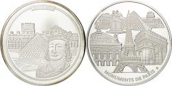 World Coins - France, Medal, Monuments de Paris, Le Louvre, Arts & Culture, , Copper