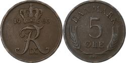 World Coins - Denmark, 5 Öre, 1966