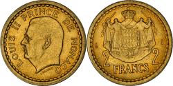 World Coins - Coin, Monaco, 2 Francs, 1943, Paris, , Cupro-Aluminium, Gadoury:134