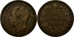 World Coins - Coin, Italy, Vittorio Emanuele II, 10 Centesimi, 1866, Naples,