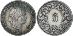 World Coins - Coin, Switzerland, 5 Rappen, 1931