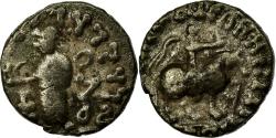 Ancient Coins - Coin, Indo-Scythian Kingdom, Azes I, Drachm, 55-35 BC, , Billon