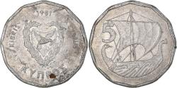 World Coins - Coin, Cyprus, 5 Mils, 1981