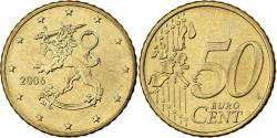 World Coins - Finland, 50 Euro Cent, 2006, Vantaa, Nordic gold,