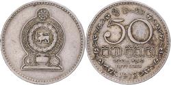 World Coins - Coin, Sri Lanka, 50 Cents, 1972