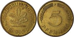 World Coins - Coin, GERMANY - FEDERAL REPUBLIC, 5 Pfennig, 1990