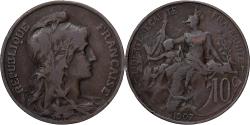 World Coins - France, 10 Centimes, Dupuis, 1907, Paris, Bronze, , Gadoury:277, KM:843