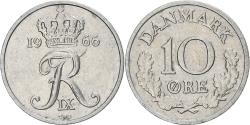 World Coins - Denmark, 10 Öre, 1966