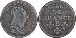 World Coins - France, Louis XIV, Liard, Liard de France au buste juvénile, deuxième type