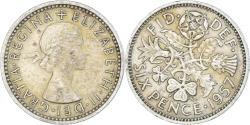 World Coins - Coin, Great Britain, 6 Pence, 1957