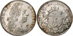 World Coins - France, Token, Louis XV, Chambre de Commerce de Bayonne, 1738, Silver, Restrike