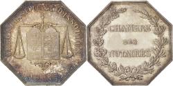 World Coins - France, Token, Notaires de l'Arrondissement d'Issoudun, Indre, n.d., Silver