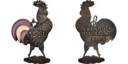 World Coins - France, Medal, A.S.S.U, Champion d'Académie, 1965, Silvered Metal, Marey