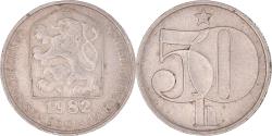 World Coins - Coin, Czechoslovakia, 50 Haleru, 1982, , Copper-nickel, KM:89