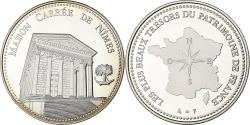 World Coins - France, Medal, Trésors du Patrimoine, Maison Carrée de Nîmes, n.d.