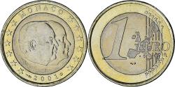 World Coins - Monaco, Rainier III, Euro, 2001, Paris, , Bi-Metallic, Gadoury:MC178