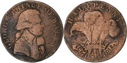 World Coins - United Kingdom, Token, Halfpenny Token, George, Prince of Wales, 1794, Copper