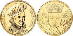 World Coins - France, Medal, Les Rois de France, Charles IX, History, , Vermeil