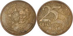 World Coins - Coin, Brazil, 25 Centavos, 2007
