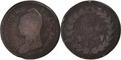 World Coins - Coin, France, Dupré, Decime, Strasbourg, , Copper, Gadoury:187
