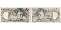 World Coins - France, 50 Francs, Quentin de La Tour, Undated (1977), M.7, VF(20-25)