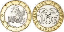 World Coins - Coin, Monaco, Rainier III, 10 Francs, 1996, , Bi-Metallic, KM:163