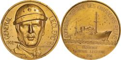 World Coins - France, Medal, Paquebot général leclerc, Shipping, 1951, Fraisse,
