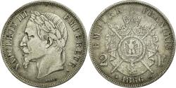 World Coins - Coin, France, Napoleon III, Napoléon III, 2 Francs, 1866, Paris,