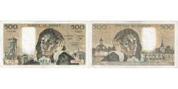 World Coins - France, 500 Francs, Pascal, 1984-07-05, C.213, VF(30-35)