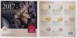 World Coins - Austria, Euro-Set, 2017, Vienna, BU,