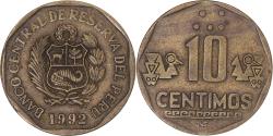 World Coins - Coin, Peru, 10 Centimos, 1992
