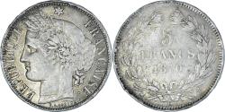 World Coins - Coin, France, Cérès, 5 Francs, 1870, Bordeaux, , Silver, KM:818.4