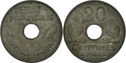 World Coins - Coin, France, État français, 20 Centimes, 1944, Paris, , Zinc