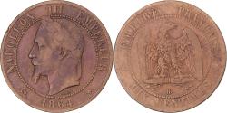 World Coins - Coin, France, Napoleon III, 10 Centimes, 1864, Strasbourg, , Bronze