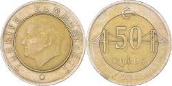 World Coins - Coin, Turkey, 50 Kurus, 2009