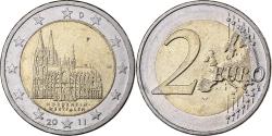 World Coins - Germany, 2 Euro, 2011, Stuttgart, Bi-Metallic,
