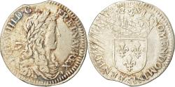 World Coins - Coin, France, Louis XIV, 1/12 Écu au buste juvénile, 1/12 ECU, 10 Sols, 1662