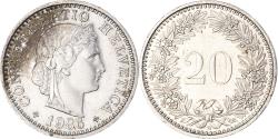 World Coins - Coin, Switzerland, 20 Rappen, 1986