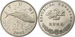 World Coins - Croatia, 2 Kune, 2007, Copper-Nickel-Zinc, , KM:10