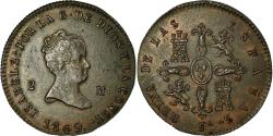 World Coins - Coin, Spain, Isabel II, 2 Maravedis, 1849, Jubia, , Copper, KM:532.2
